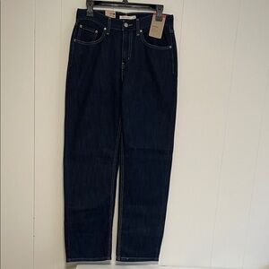 Levi's Women's Dark Blue Straight Leg Jeans new with tags
